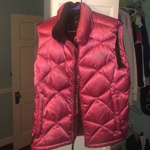 Pink North Face Vest 550